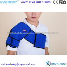 sports specialist shoulder cold pack /cold wrap and double brace strap to ease muscle
